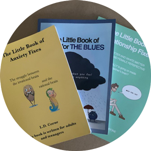 The Little Books of Fixes - Anxiety, Depression and Relationship Books